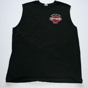 Harley-Davidson Black Tank Top with Iconic Logo